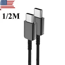 3/6ft USB-C to USB-C Charger Cable Type C Cord For Samsung S24+ S24 S23 S22 S21