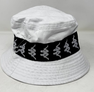 Kappa Active 222 Banda Bzahlab White Bucket Hat Men's Size 59