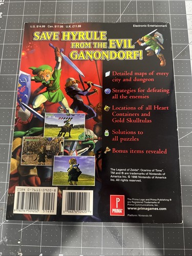 The Legend of Zelda Ocarina of Time Prima’s Official Strategy Guide Nintendo 64 - Picture 6 of 16