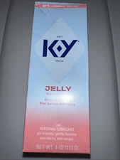 K-Y Jelly Personal Lubricant Water Based Lube for Wetter Sex 4 oz  NEW