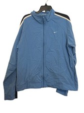 Nike Womens Blue Full-Zip Jacket M Lightweight Athletic Wear