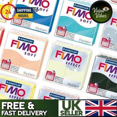 Neu Fimo Soft 57g Polymer Formteil Modellieren Ofen Backen Knete