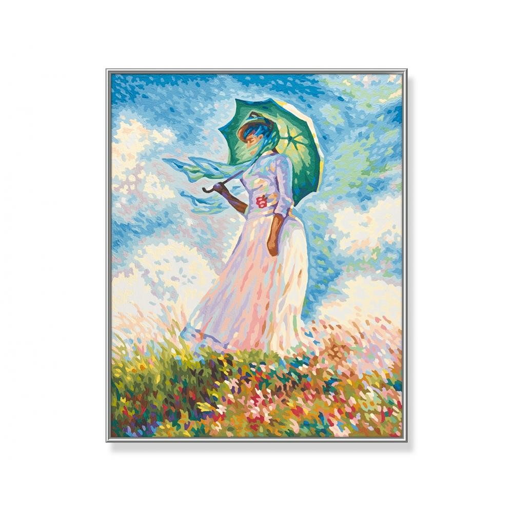 Schipper Malen nach Zahlen Frau mit Sonnenschirm 40 x 50 см Bilder malen 8490₽