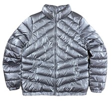 Zara Puffer Jacket Kids Girls M 10 Silver Insulated Quilted