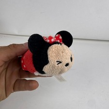 Disney Store Tsum Tsum Minnie Mouse Mini 3.5" Plush Winking Polka Dot Stuffed