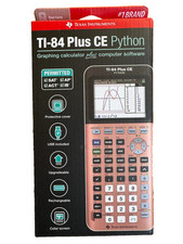 Texas Instruments TI-84 Plus CE Python Graphing Calculator Rose Curve Gold Color