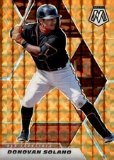 2021 Panini Mosaic Orange #152 Donovan Solano