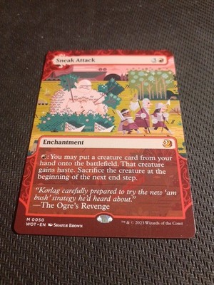 Sneak Attack Wilds of Eldraine: Enchanting Tales NM MTG