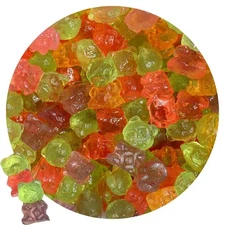 Sugar-Free 3D Gummy Bears, 1 Pound Bulk Bag, The Hampton Popcorn & Candy Company