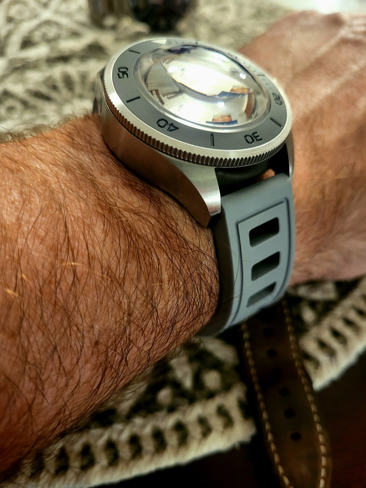 🔥 Spinnaker Piccard Watch ~ Purple Dial ~ 45mm ~ NH35 ~ HUGE SAPPHIRE CRYSTAL🔥