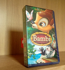 BAMBI _ EDIZIONE SPECIALE _ VHS I CLASSICI WALT DISNEY CUSTODIA BLU _ SIGILLATA