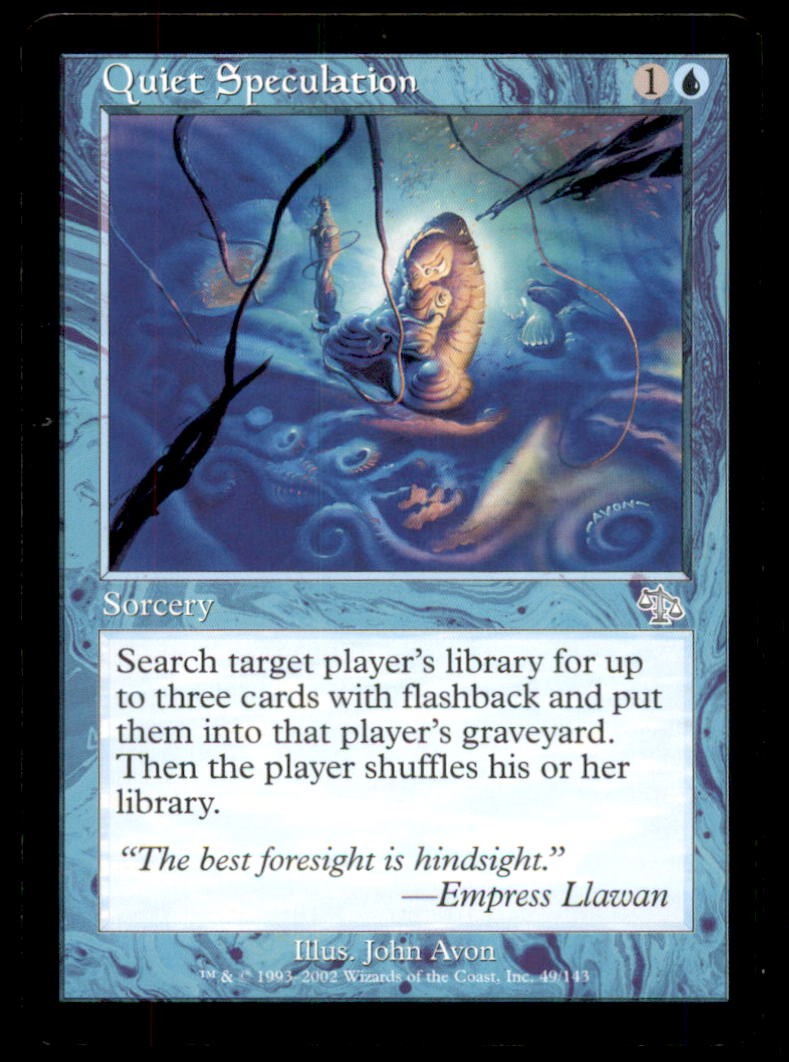 Quiet Speculation LP Light Play Judgment MTG [10320]