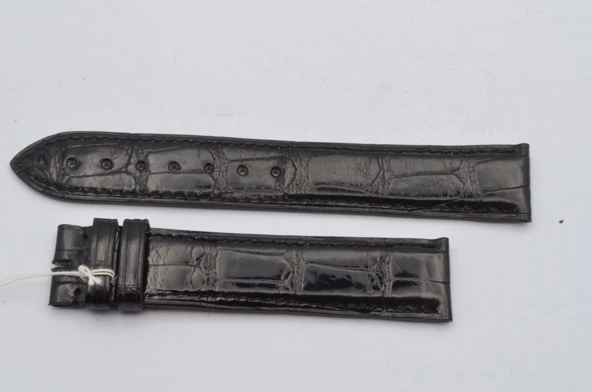 Cartier Black Wristwatch Bands 19 mm Band Width for sale | eBay