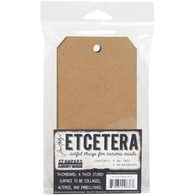 Stampers Anonymous Etcetera - #8 Tag, THETC005 Designer: Tim Holtz
