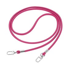 Crossbody Replacement Chain Strap, 120cm Thin Soft PU Strap Rose Red 