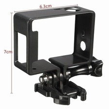 CASE MOUNT FOR GOPRO HERO 3 HERO 3 HERO 4 BLACK STANDARD FRAME BORDER HOUSING