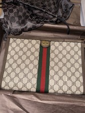 Balenciaga BB Monogram Logo Zip Clutch Pouch with Detachable Crossbody Strap