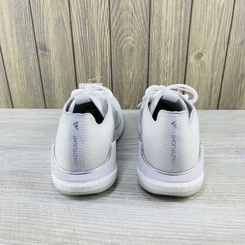 Adidas Crazyflight Zapatos de Voleibol Blanco Plata Gris Para Mujer Talla 8 IG3970 - Imagen 14 de 17