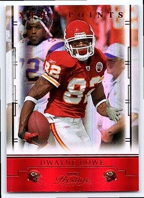2008 Playoff Prestige Xtra Points Red Dwayne Bowe 49 46/100
