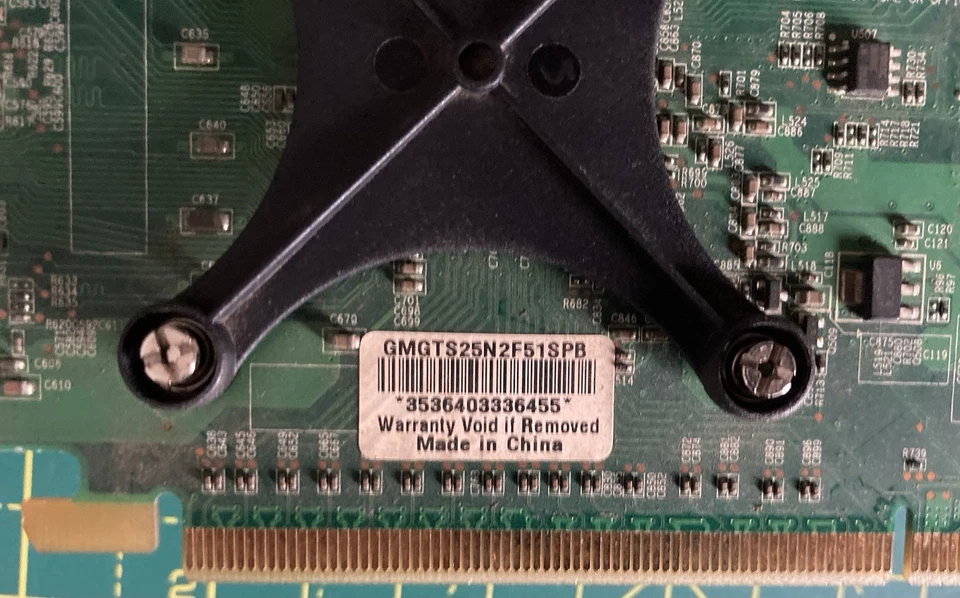 GeForce GT250, DDR3 250mb Graphics Card With Dual DVI and HDTV Outputs. Untested - Image 4 of 4