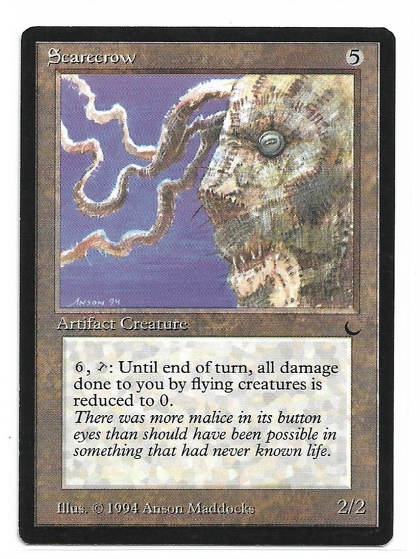 Magic the Gathering ~ MTG ~ 1x Scarecrow ~  M/NM ~ THE DARK