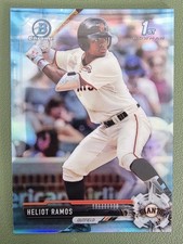 2017 BOWMAN CHROME HELIOT RAMOS 1st BOWMAN LIGHT BLUE REFRACTOR /399