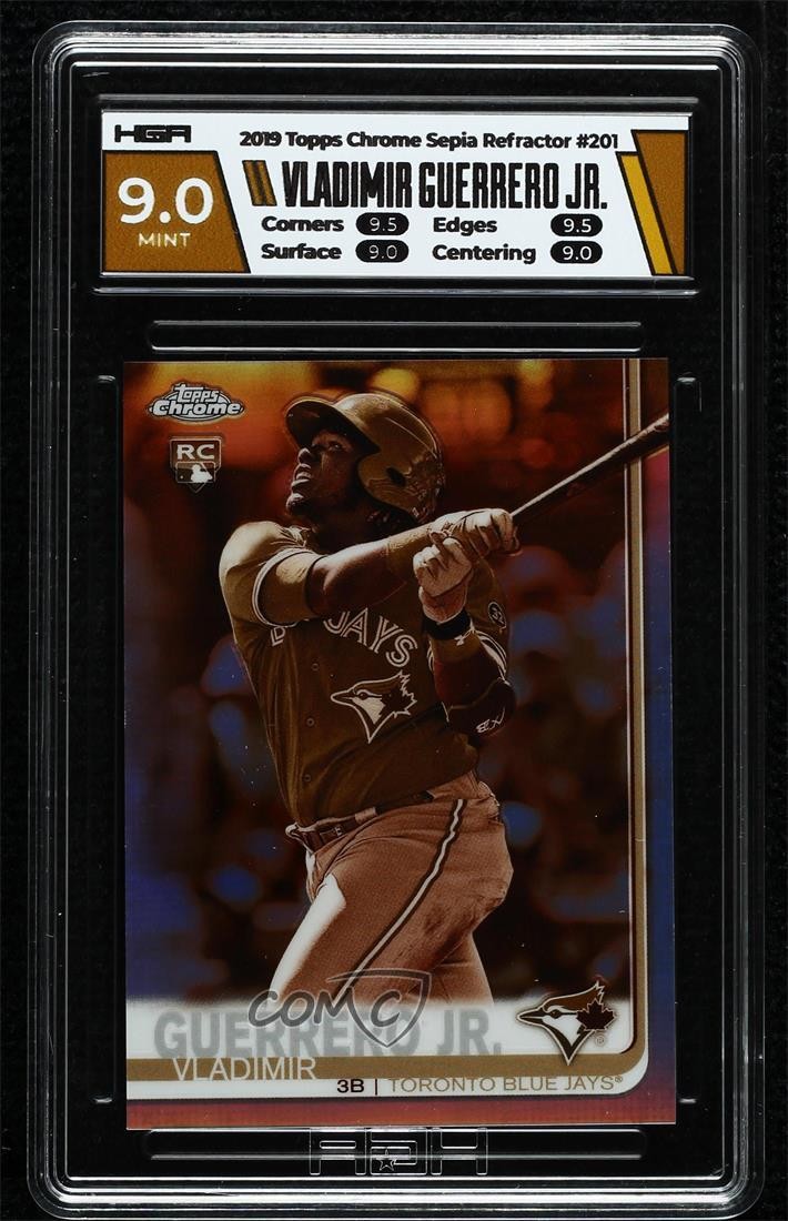 2019 Topps Chrome Sepia Refractor Vladimir Guerrero Jr #201 Rookie RC 0bx