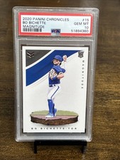2020 Panini Chronicles Bo Bichette Magnitude Rookie RC PSA 10 Toronto Blue Jays