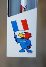 STYLO ROLLER PARKER - FOOFTIX COUPE DU MONDE FRANCE 98 - RARE EDITION COLLECTOR