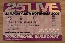 George Michael 25 Live Concert Earls Court 2006