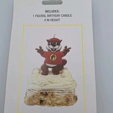 Buc-ee’s Figural Birthday Candle Beaver Gas Station Party Time Bucee's 4"