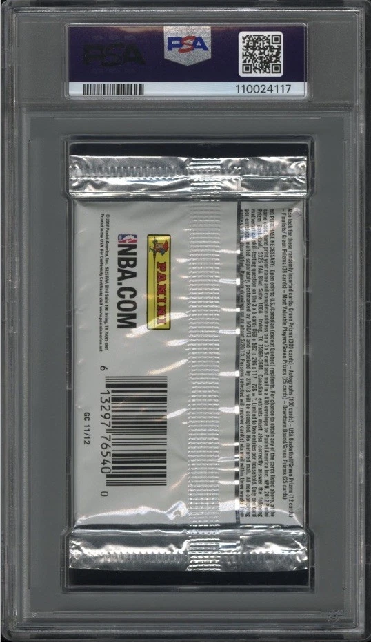 2012-13 Prizm NBA Basketball Retail Foil Pack PSA 8 - Image 2 of 2