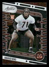 2024 Panini Absolute #118 Amarius Mims Rookie Cincinnati Bengals