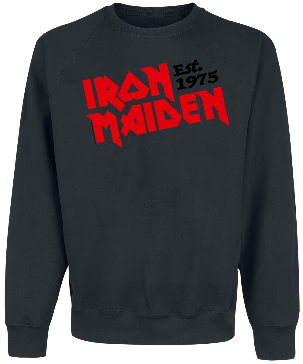 Толстовка Iron Maiden Herren Est 1975 schwarz 6590₽