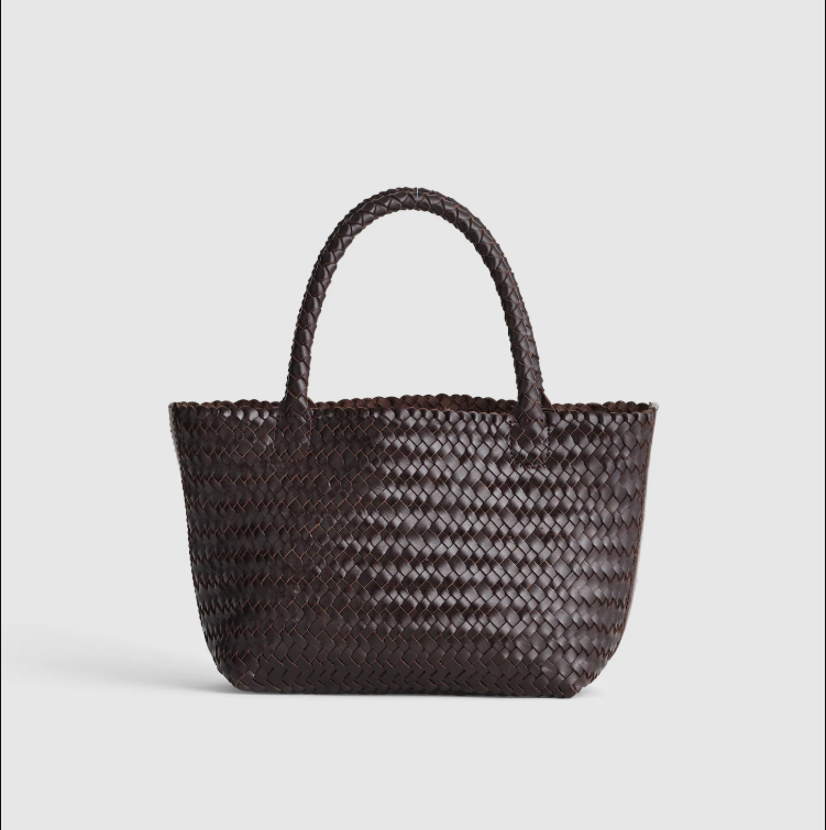 Madewell The Signature Woven Mini Tote Leather Bag