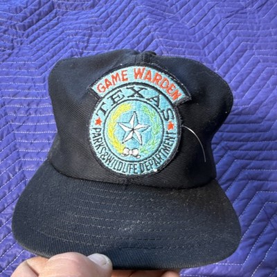 Louisville MFG CO Texas Game Warden Trucker Hat Black Mesh Snapback Adjustable