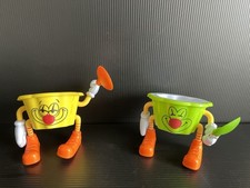 2 Alcas Novelty Gelato Ice Cream Clown Cup Joyoso Kids Ice Cream Sundae Spoons 