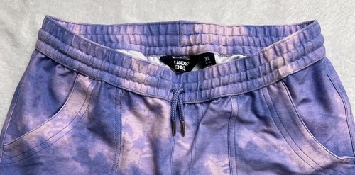 Lands End Girls Sweatpants Size XL 14-16 Tie Dye Purple - Picture 6 of 11