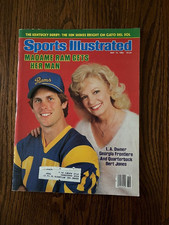 Sports Illustrated Bert Jones Georgia Frontiere Rams 1982 Bernie Fuchs Painting