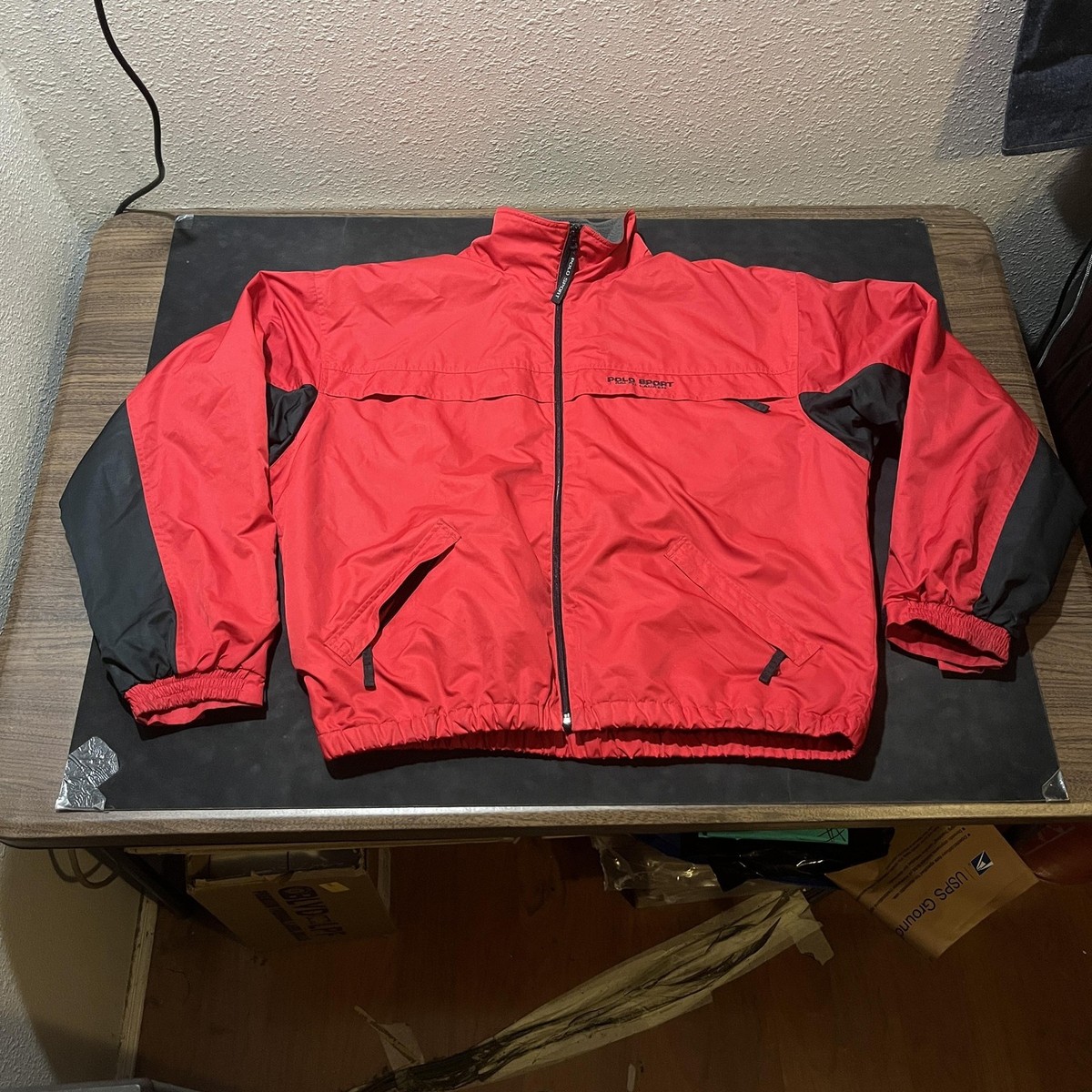 Vintage Polo Sport Ralph Lauren Harrington Jacket 2XL Fleece Lined 