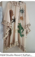 H&M STUDIO Resort one size: XS,S,M,L,XL yellow mythology Ruffled Kaftan Dress