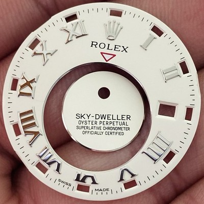 Rolex weißes Zifferblatt für Sky Dweller Modell Ref 326934