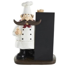 Deco 79 Polystone Chef Decorative Sculpture Home Decor Statue with Chalkboard...