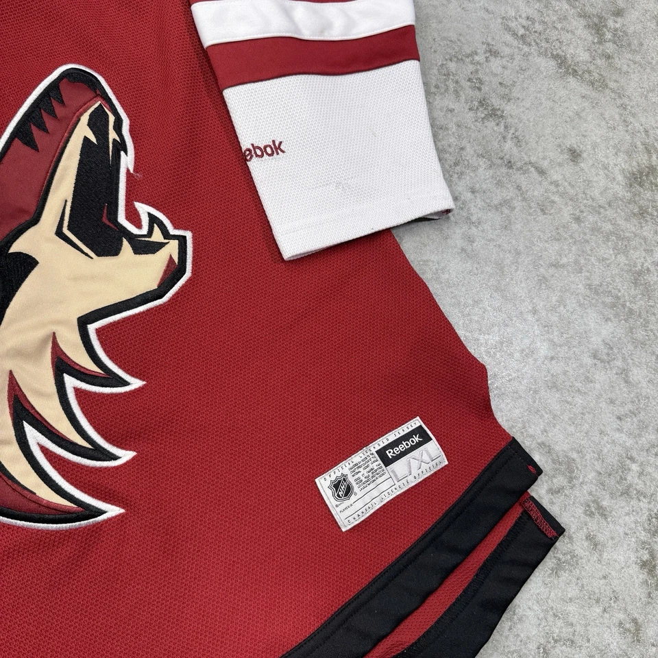 Camiseta Reebok Arizona Coyotes Juvenil XL Niños NHL Hockey Phoenix Cosida De Colección Foto 3 de 4