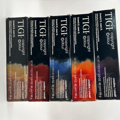 TIGI CREATIVE Permanent CREAM Hair Color 4/1 4B BLUE BROWN