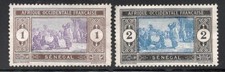 Senegal  1914 SG64-65 MH. Market Scene