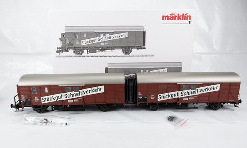 Märklin 58822 Güterwagenpaar Leig-Einheit Gllh III der DB Ep III, Wie neu | Condition: Gebraucht
