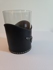 2 GUN  & WHISKEY Rock Tumblers with Metal Gun On Black Leather Sleeves Retro — photo 7