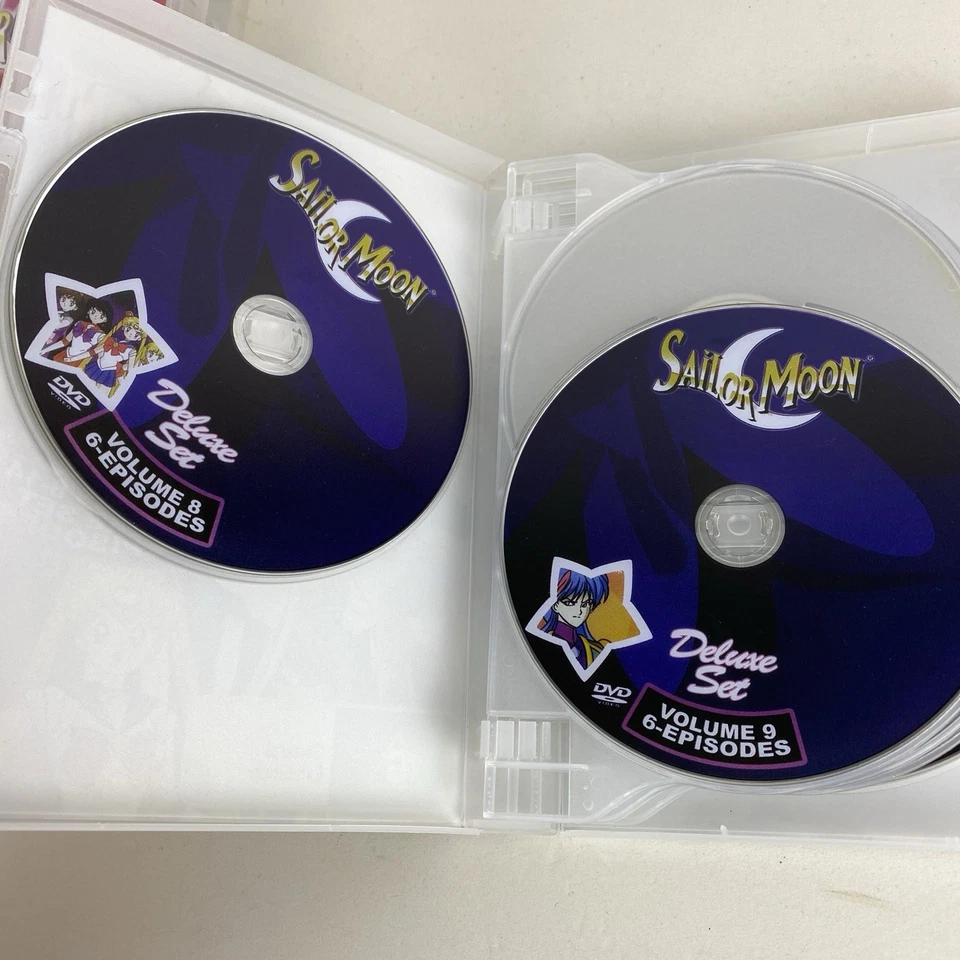 Sailor Moon DVD Volumes 1 - 14 English - 82 episodes Region Free VGC Free Post - Image 4 of 4