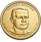 2014-P Presidential Dollar Herbert Hoover — photo from another recent sale